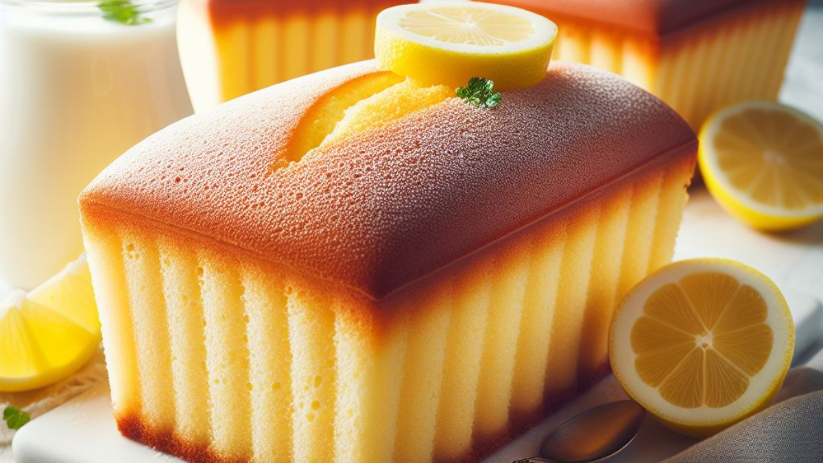 Receta fácil de budín de limón sin manteca