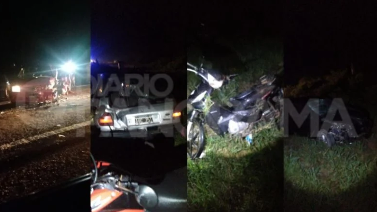 Siniestro vial fatal: dos muertos en un choque múltiple. Gentileza: DIARIO PANORMA Siniestro vial fatal: dos muertos en un choque múltiple. Gentileza: DIARIO PANORMA