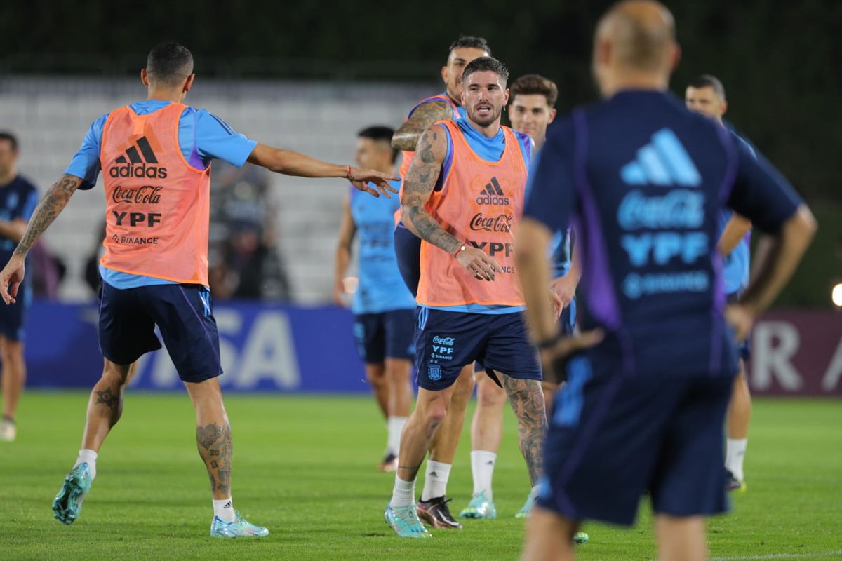 La Selección Argentina entrena este lunes por última vez previo a debutar en el Mundial Qatar 2022.