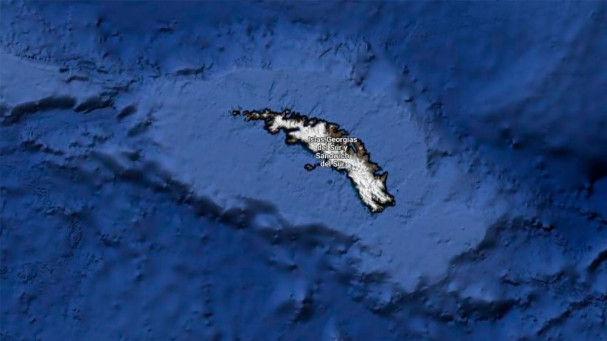 Argentina rechazó medidas de Reino Unido sobre las Islas Georgias y Sandwich del Sur. Imagen: Google Maps