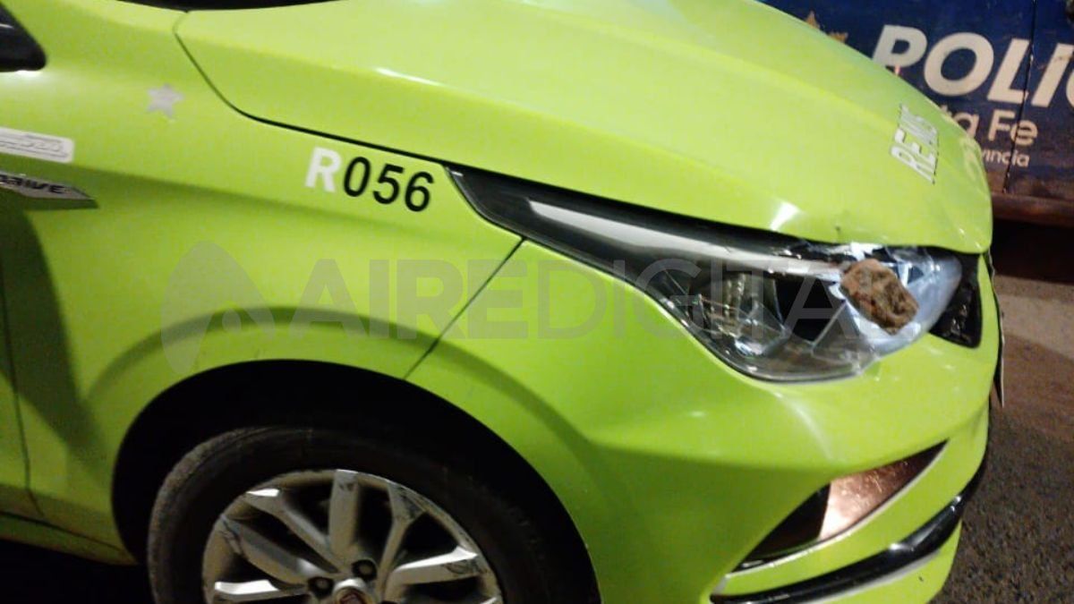 José Vidal, chofer del móvil 056, vio lo sucedido cuando se bajó en la Comisaría Octava para radicar la denuncia.