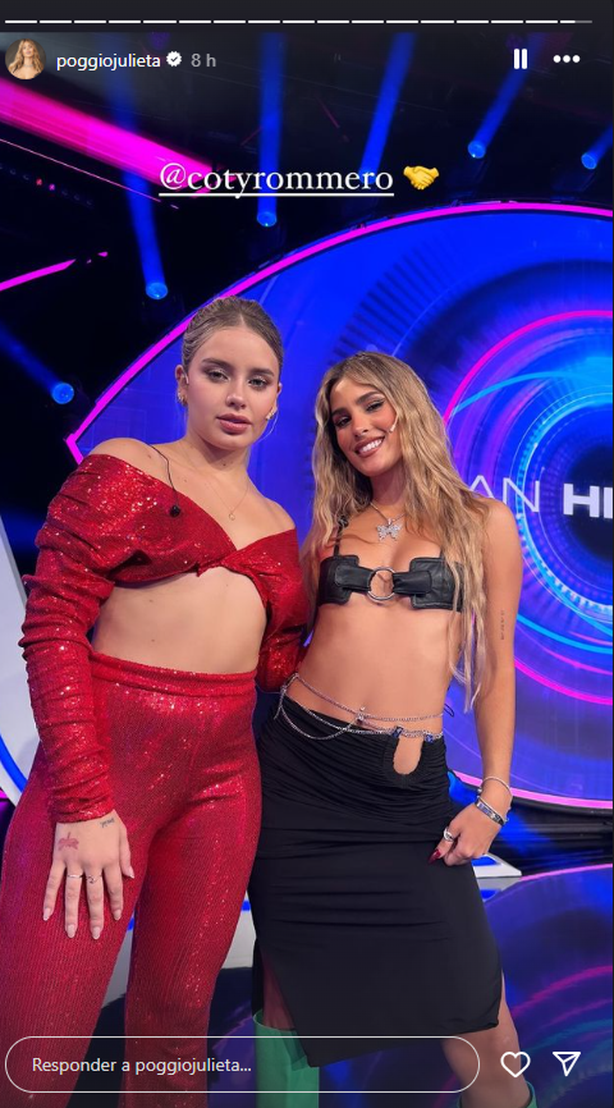 Julieta Poggio vía Instagram. Julieta Poggio vía Instagram.