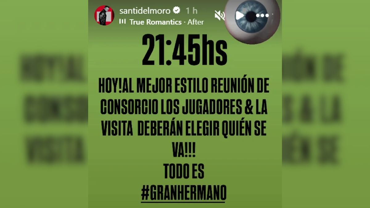 El anuncio de Santiago del Moro que hizo estallar todo. El anuncio de Santiago del Moro que hizo estallar todo.
