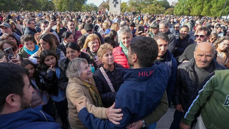 Inauguraron la renovación integral de la Plaza San Martín de Venado Tuerto
