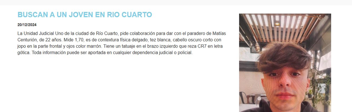 Matías Centurión era quien manejaba la empresa de criptomonedas “CRYTO DeFi”. Matías Centurión era quien manejaba la empresa de criptomonedas “CRYTO DeFi”.