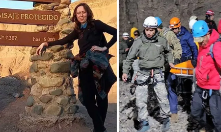 El operativo de rescate de Julia Horn duró siete horas. El operativo de rescate de Julia Horn duró siete horas.