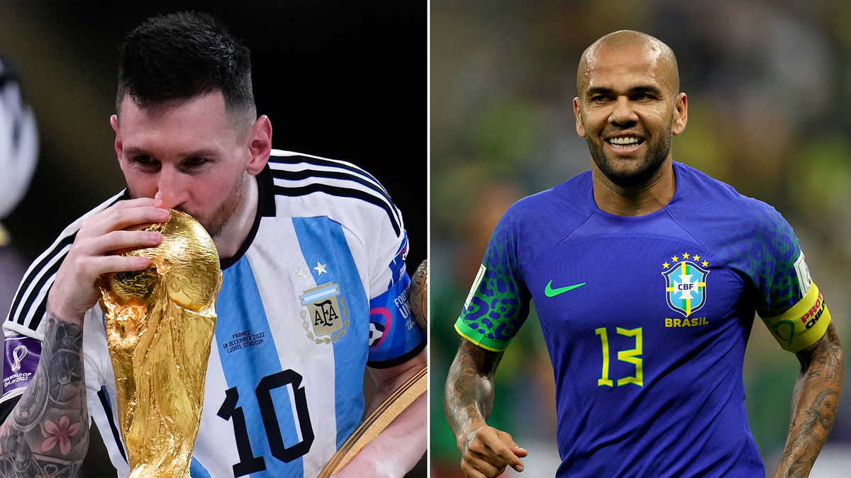 Lionel Messi y Dani Alves, entre los futbolistas más ganadores del mundo.