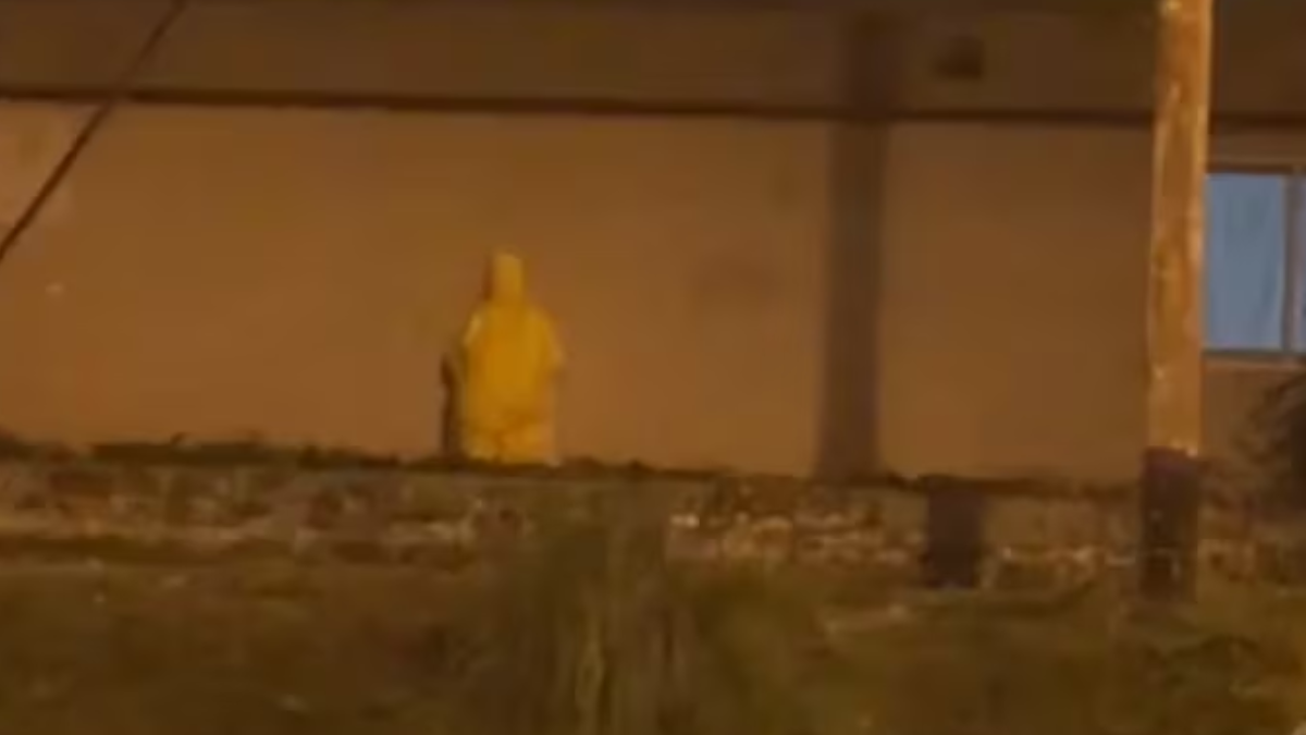 Filmaron a un “fantasma” caminando por Olavarría. Filmaron a un “fantasma” caminando por Olavarría.