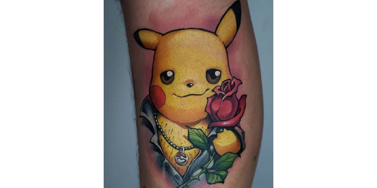 Es fanático de Leo Mattioli y se tatuó un Pikachu en su honor.
