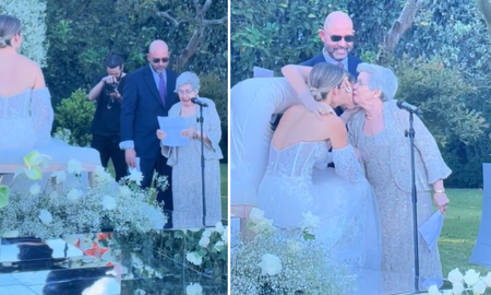 El conmovedor TikTok de una abuela de 85 años durante la boda de su nieta con su novia. El conmovedor TikTok de una abuela de 85 años durante la boda de su nieta con su novia.