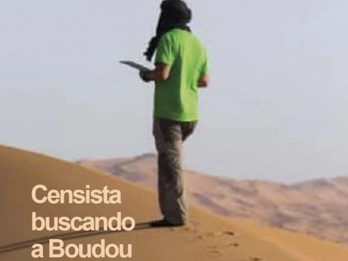 Meme en el que un censista busca a Amado Boudou