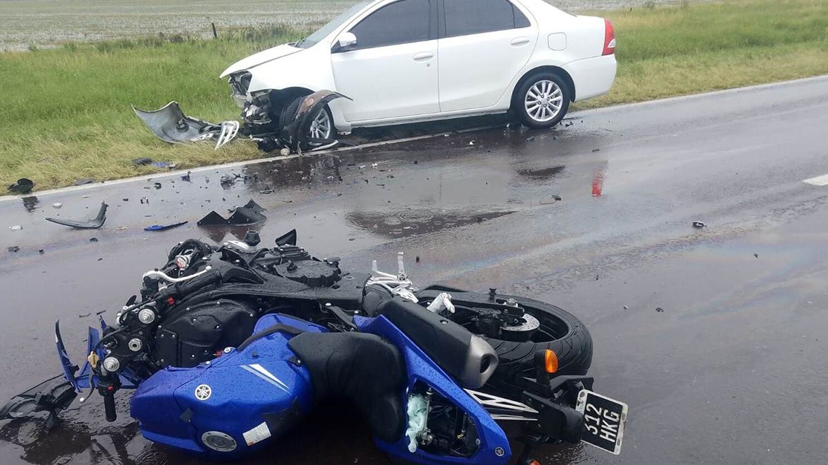 Choque fatal en ruta 11, en Florencia: un motociclista fallecido