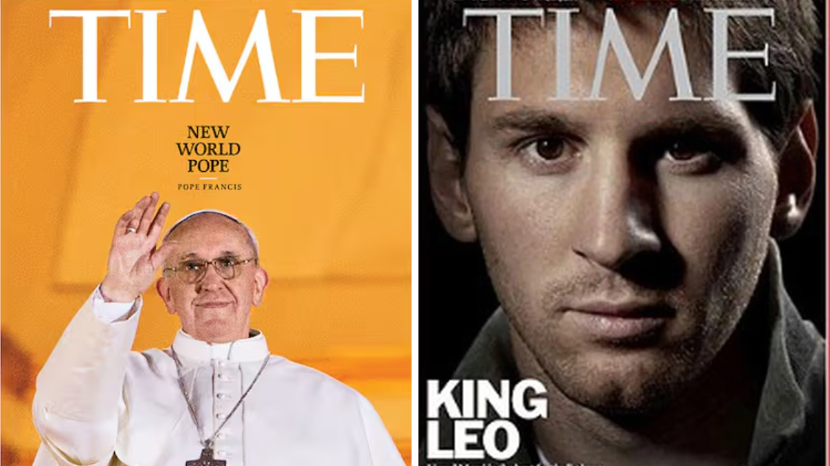 Leo Messi y el Papa Francisco, fueron dos de los argentinos que fueron tapa de la revista TIME.