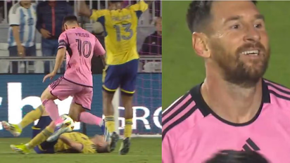 El rival que Lionel Messi gambeteó en el suelo le respondió con un desopilante posteo que se hizo viral