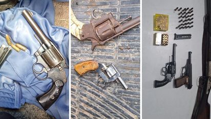 La Policía secuestró 19 armas de fuego durante el fin de semana en la ciudad de Santa Fe