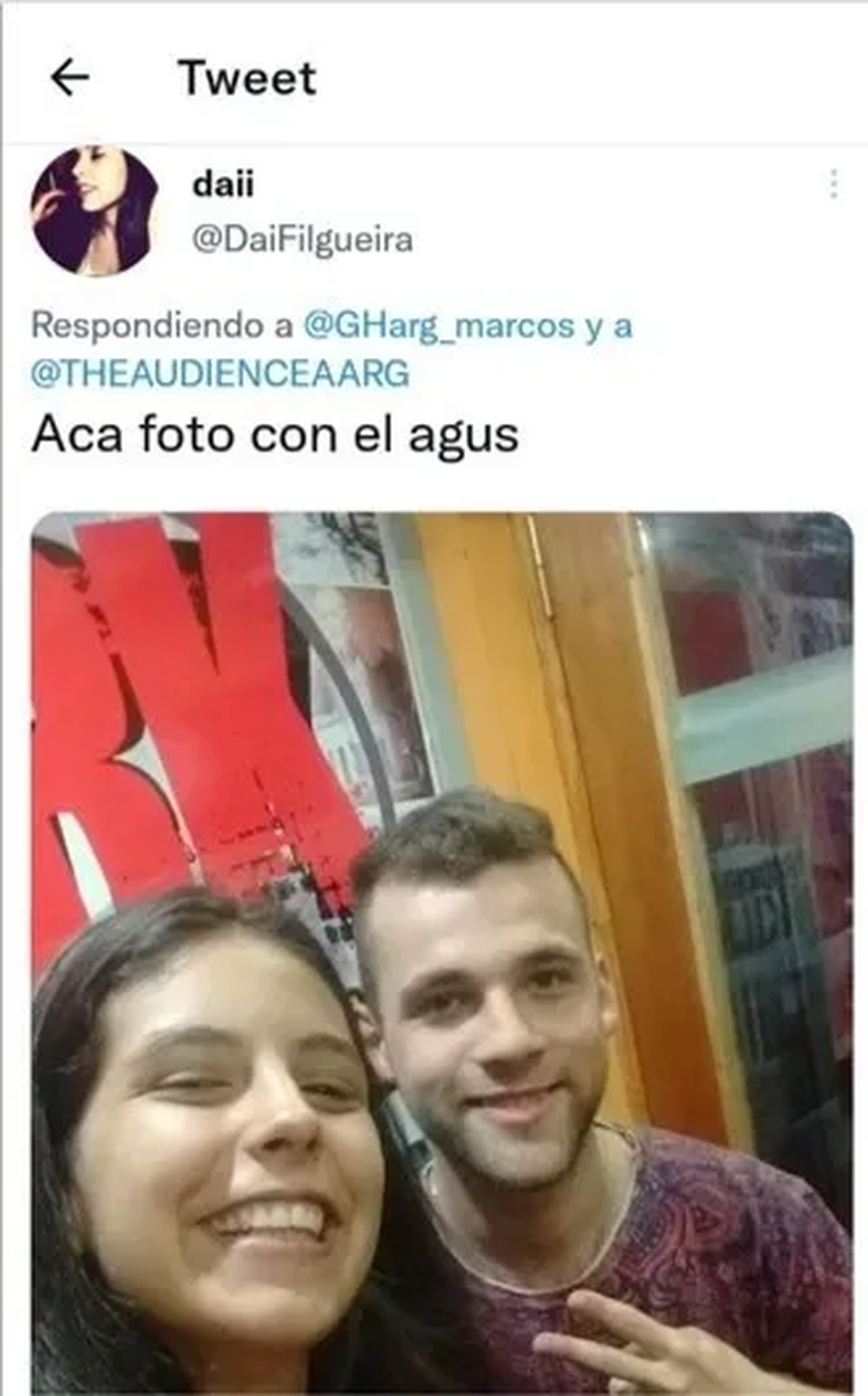 La ex de Agustín de Gran Hermano lo defendió en las redes.