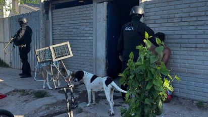 Video: así fueron los allanamientos en Rafaela tras la balacera que dejó a un hombre herido de gravedad