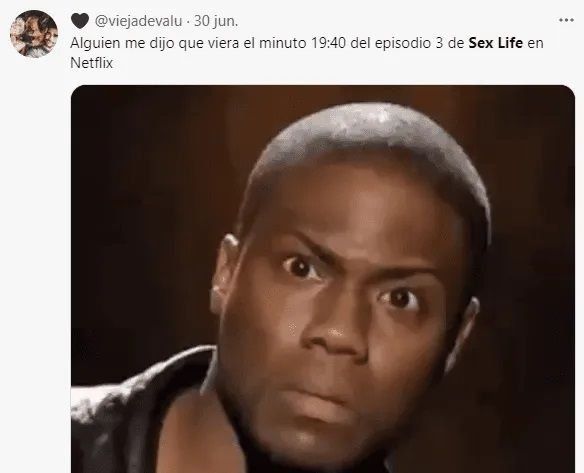 Los memes de la escena de "Sexo/Vida" no se hicieron esperar en Twitter y otras redes sociales.