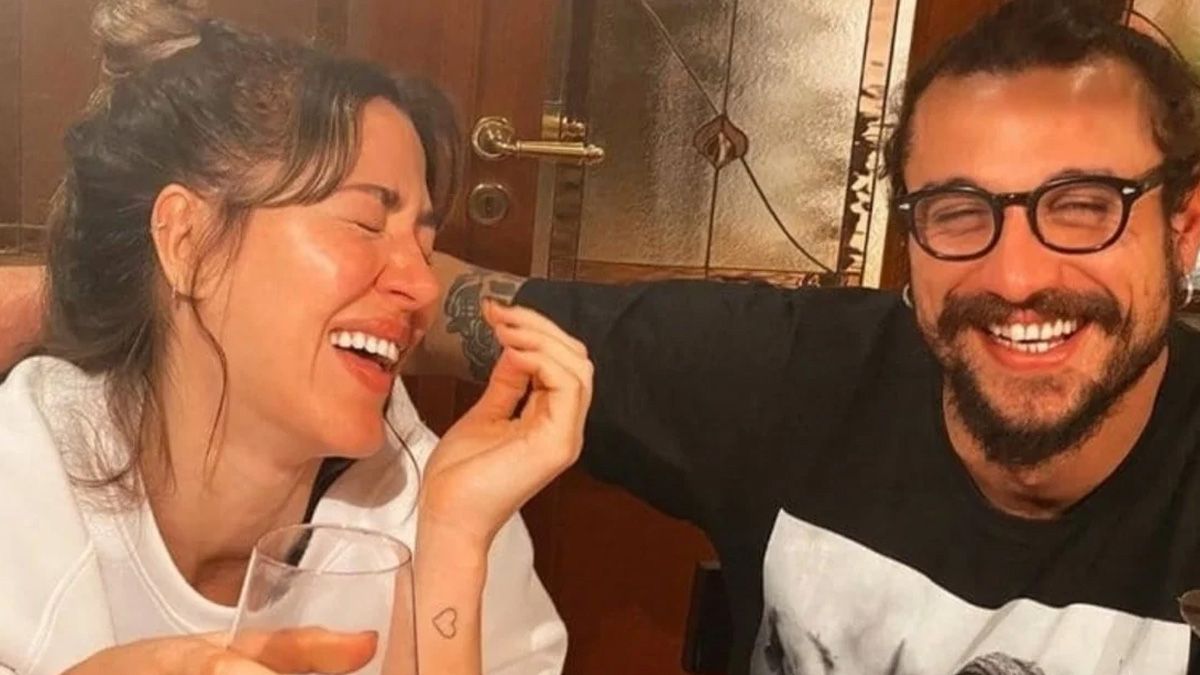 Jimena Barón y Daniel Osvaldo en cuarentena