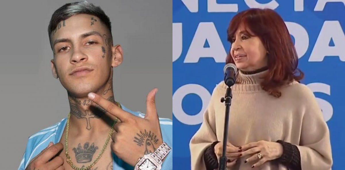 La respuesta de la mamá de L-Gante a la mención de Cristina Kirchner en el acto.&nbsp;