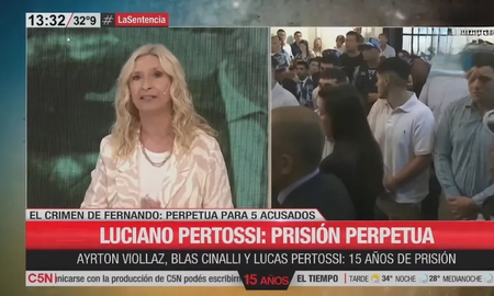 Caso Fernando Báez Sosa: al grito de ¡Asesinos! una periodista recibió el fallo Caso Fernando Báez Sosa: al grito de ¡Asesinos! una periodista recibió el fallo