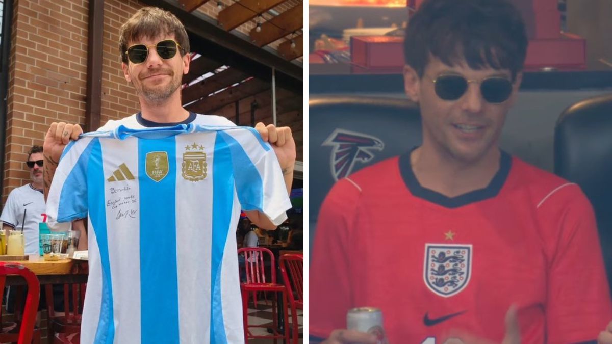 Louis Tomlinson, quien estuvo presente en el partido de Argentina contra Inglaterra, se volvió viral por su reacción ante la derrota de la selección inglesa.&nbsp;