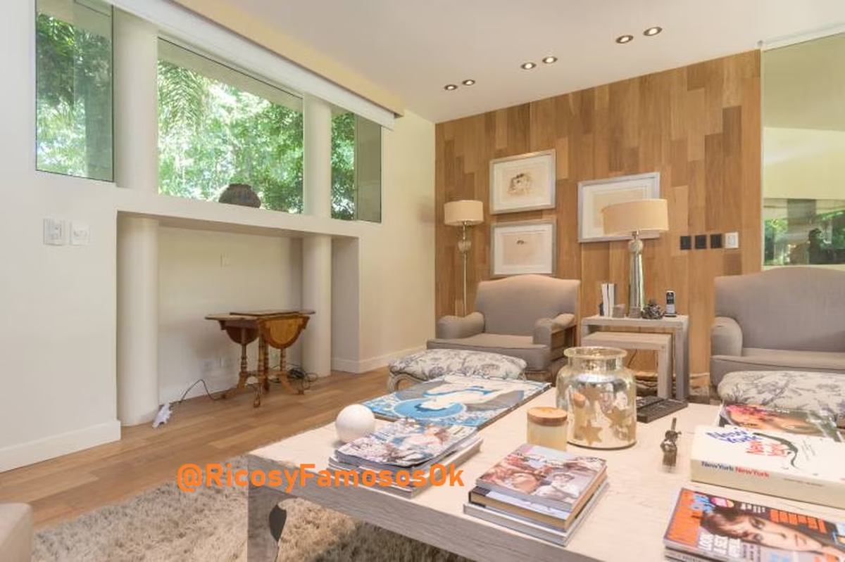 Así es la casa de Araceli González y Fabián Mazzei.