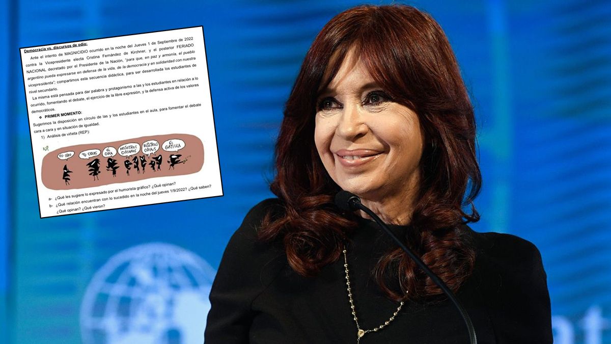 La oposición criticó el cuadernillo que explica en las escuelas bonaerenses el atentado a CFK.
