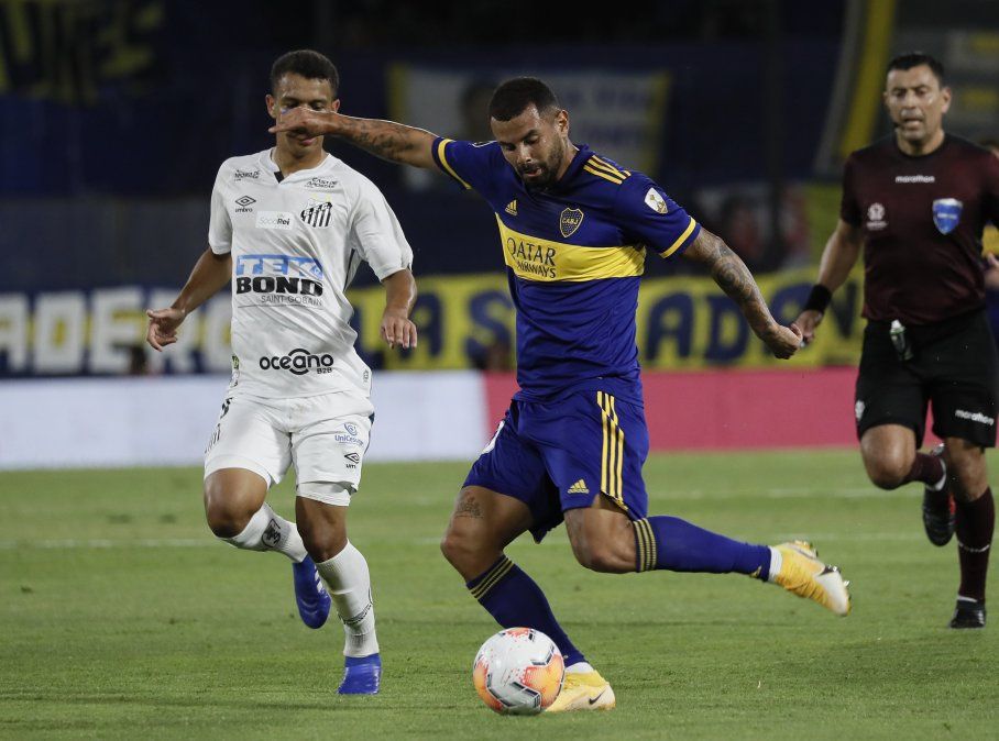 Boca y Santos no se sacaron ventajas en el partido de ida de las semifinales de la Copa Libertadores