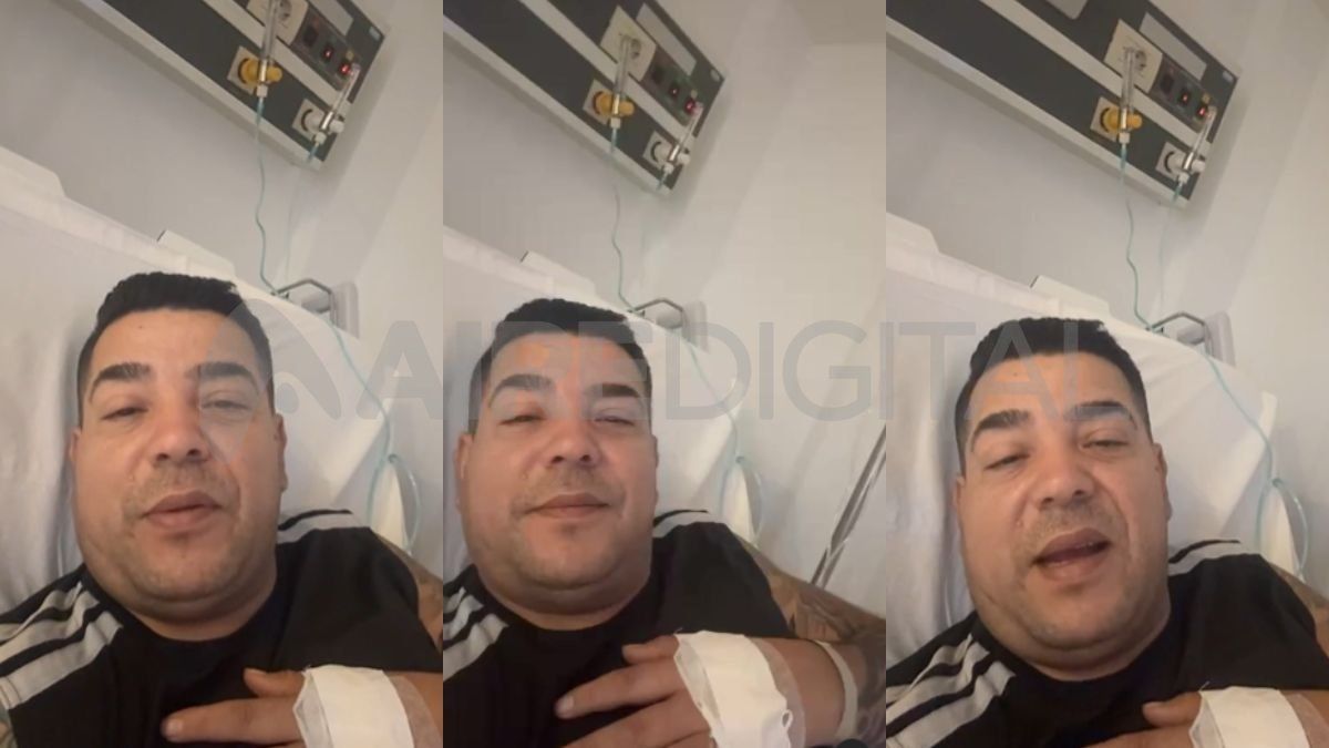 Un video de Coty Hernández internado en la previa de Navidad generó preocupación entre sus fans.