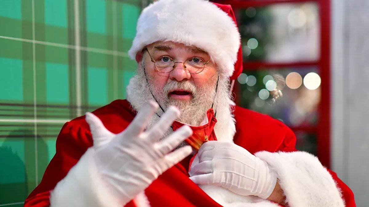 Papá Noel - en cuarentena y sin barbijo