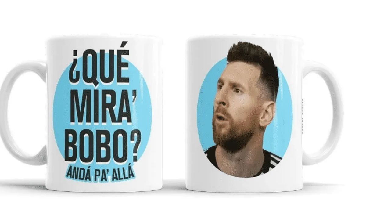 La frase de Messi quedó inmortalizada.&nbsp;