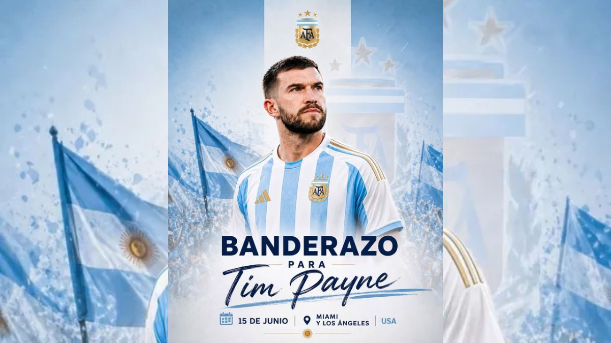En las redes sociales se impulsó una convocatoria para acompañar a Tim Payne durante el Mundial 2026. En las redes sociales se impulsó una convocatoria para acompañar a Tim Payne durante el Mundial 2026.