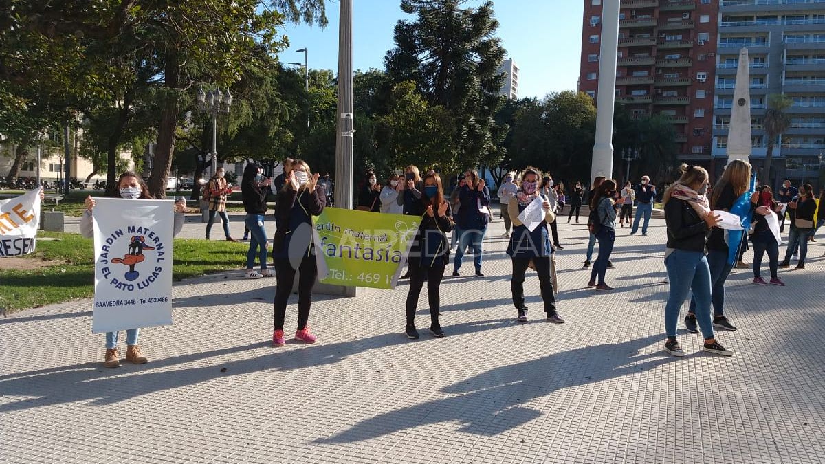 Otra marcha en cuarentena: jardines y gimnasios piden reabrir sus puertas