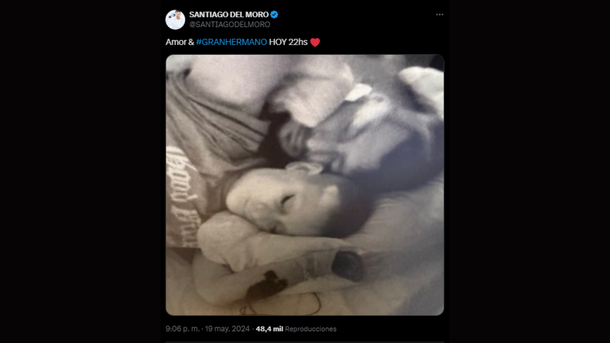 Santiago del Moro vía X (ex Twitter). Santiago del Moro vía X (ex Twitter).