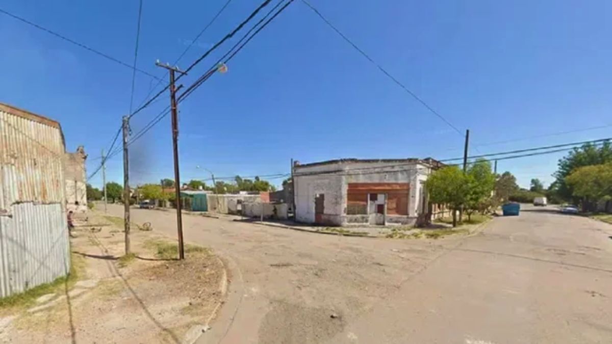 El barrio bahiense en el que encontraron el feto. El barrio bahiense en el que encontraron el feto.