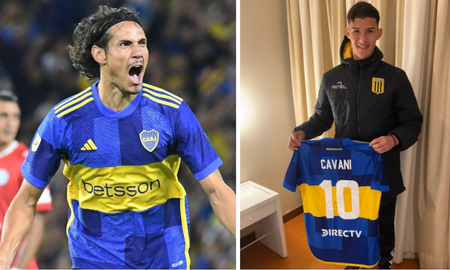 El mensaje de Edinson Cavani para el jugador de Almirante Brown que se llevó su camiseta. El mensaje de Edinson Cavani para el jugador de Almirante Brown que se llevó su camiseta.