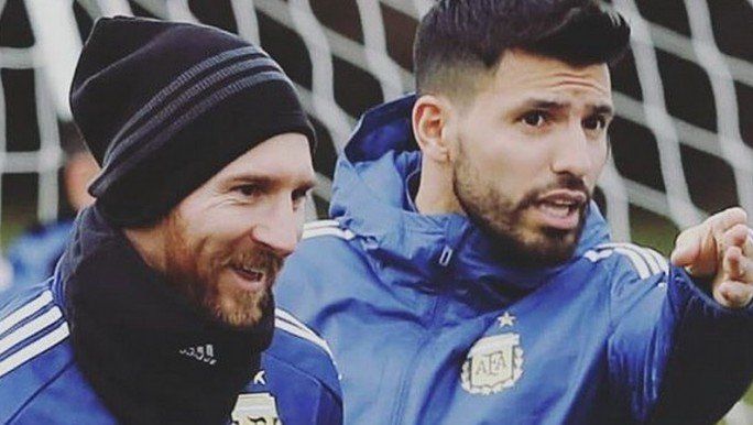 La broma del Kun Agüero que hizo reír a Messi
