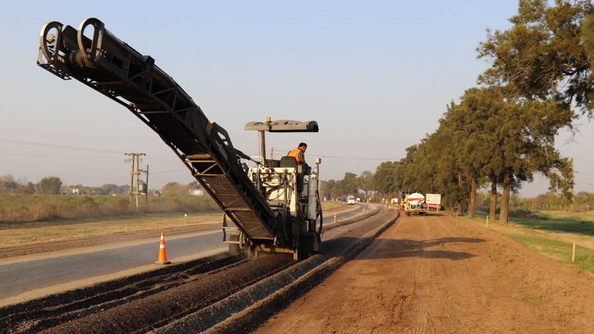 Comenzaron los trabajos para la repavimentación de la ruta Provincial N°1 en el tramo comprendido entre Cayastá