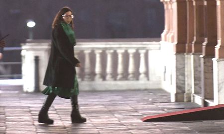 Silvina Batakis está en la Casa Rosada con Alberto Fernández. Silvina Batakis está en la Casa Rosada con Alberto Fernández.