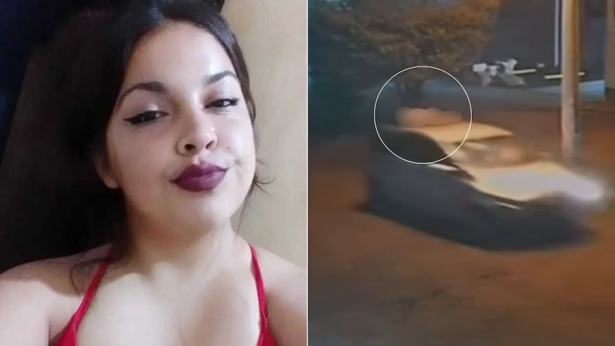 Video: así escapaba el conductor con el cuerpo de una argentina en el techo en Brasil