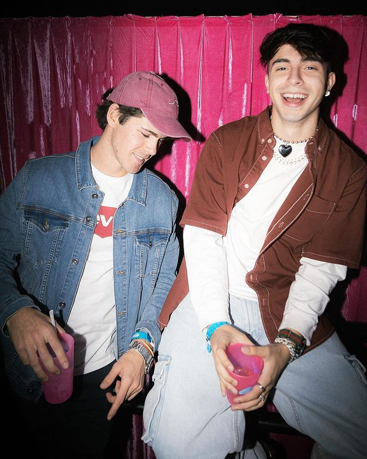 Marcos Ginocchio y Rusherking juntos. Marcos Ginocchio y Rusherking juntos.