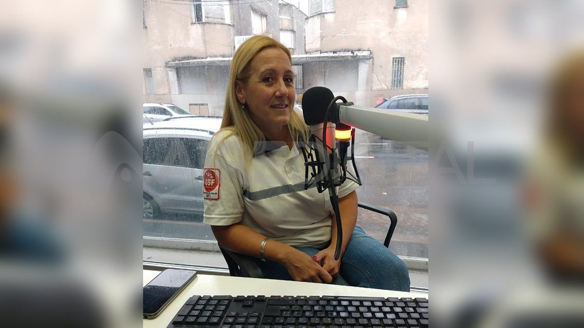 Janina Ludueña es médica del 107