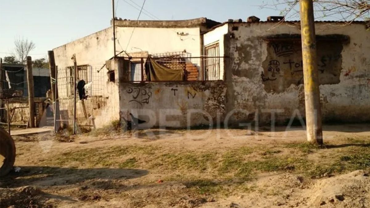 La vivienda donde ocurrió el infanticidio de Jorgito.