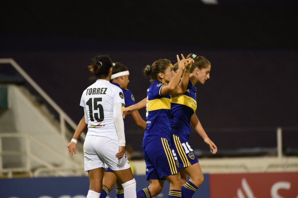 Boca aplastó 10-1 a Deportivo Trópico por la Copa Libertadores femenina.