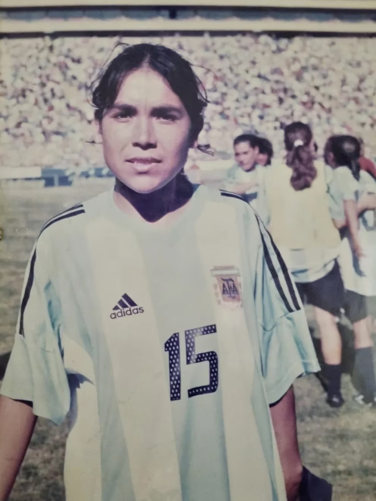 Yanina durante el Sudamericano 2003 que significó la clasificación al Mundial. Yanina durante el Sudamericano 2003 que significó la clasificación al Mundial.