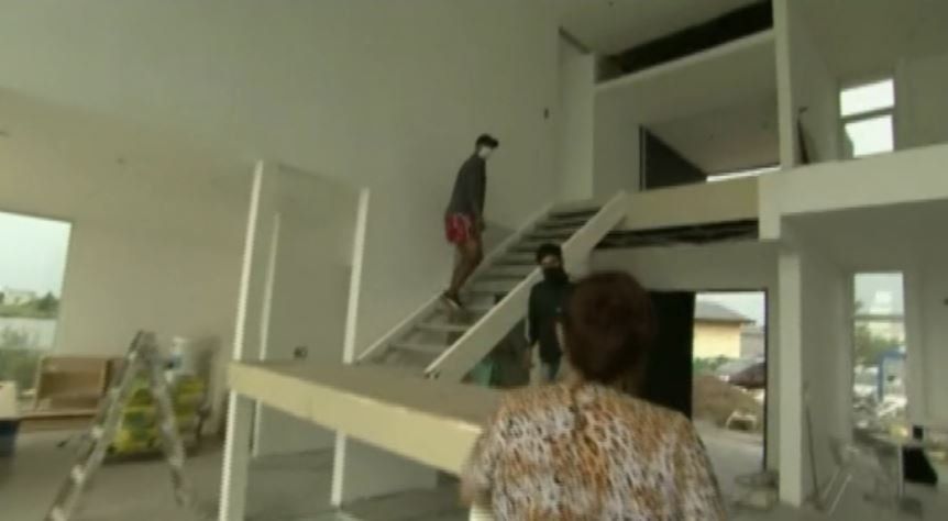 Parte de la nueva casa de Guido Süller.