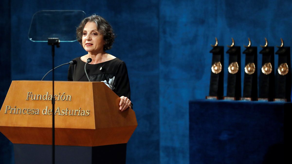 Sandra Díaz recibió el premio Princesa de Asturias en 2019. Sandra Díaz recibió el premio Princesa de Asturias en 2019.