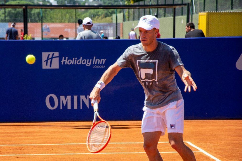 Deigo Schwartzman hace su presentación en el Córdoba Open ante el italiano Marco Cecchinato.