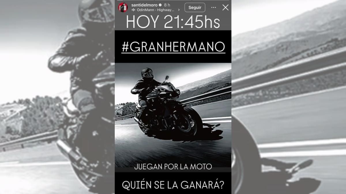 Gabriela ganó la moto en Gran Hermano. Gabriela ganó la moto en Gran Hermano.